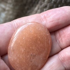 Peach Moonstone Crystal or worry stone